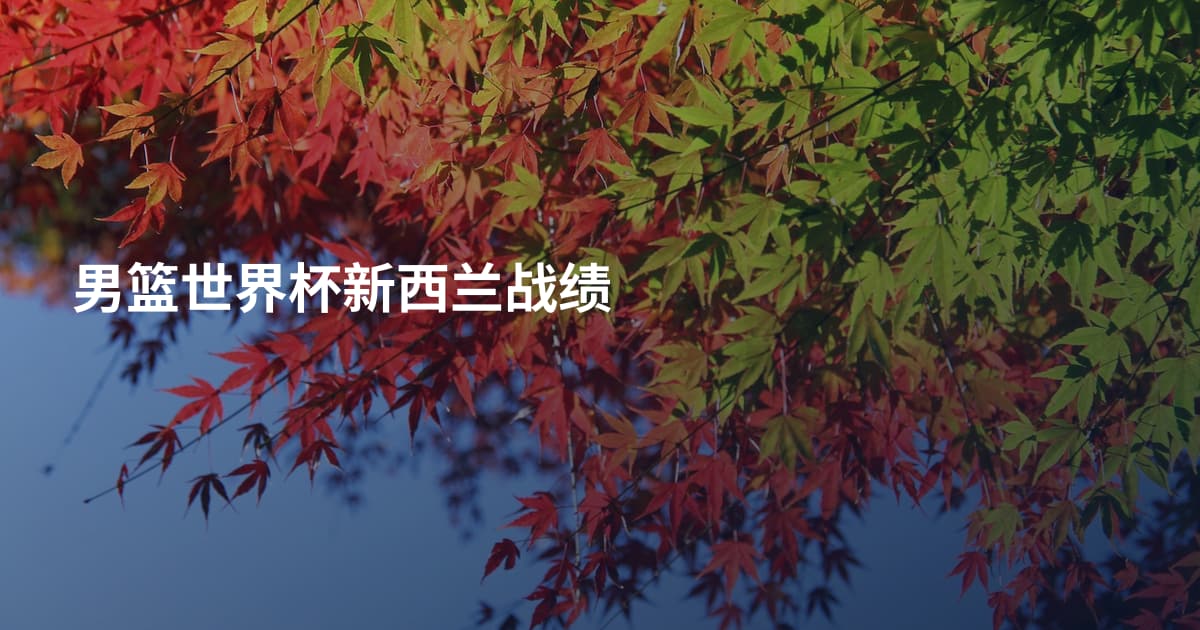 男篮世界杯新西兰战绩