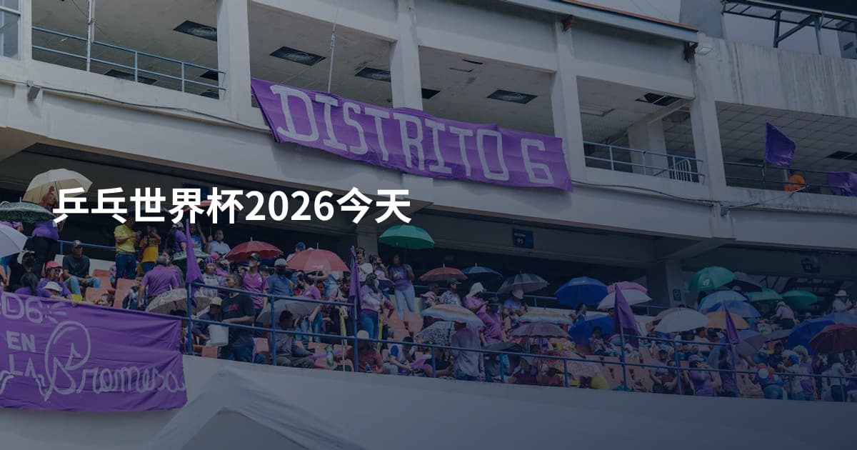 乒乓世界杯2026今天