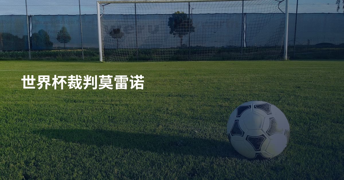 世界杯裁判莫雷诺