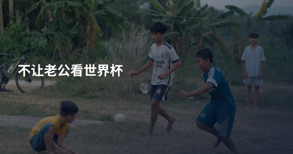 不让老公看世界杯