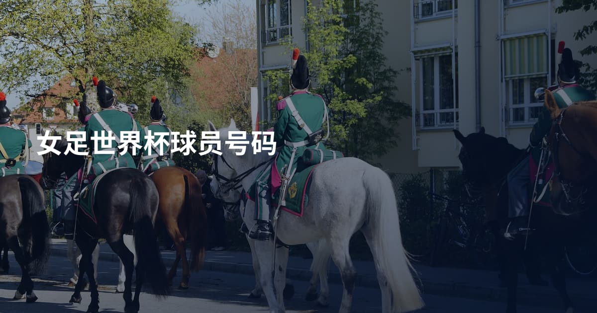 女足世界杯球员号码