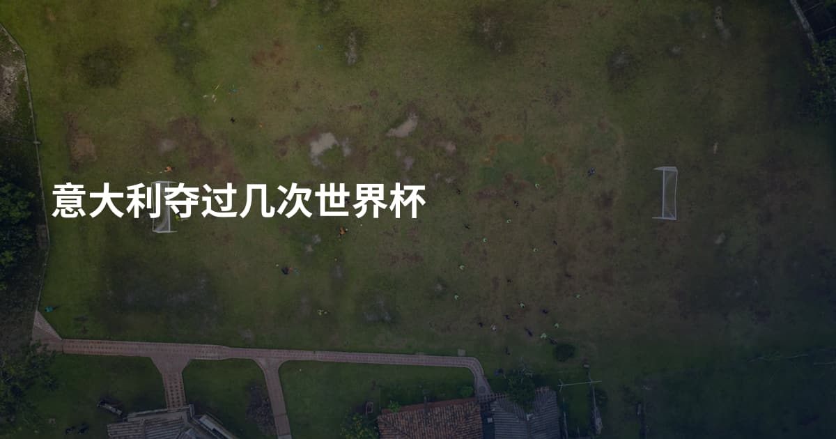 意大利夺过几次世界杯