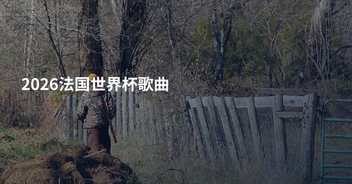 2026法国世界杯歌曲
