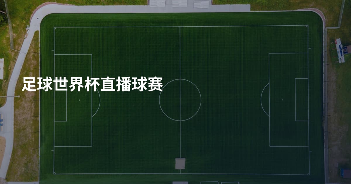 足球世界杯直播球赛