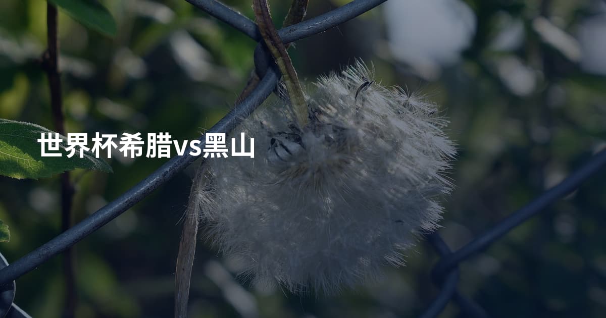 世界杯希腊vs黑山
