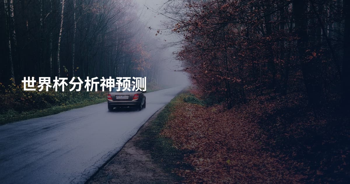 世界杯分析神预测
