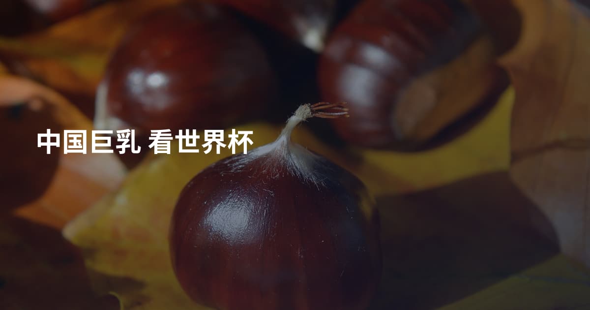 中国巨乳 看世界杯