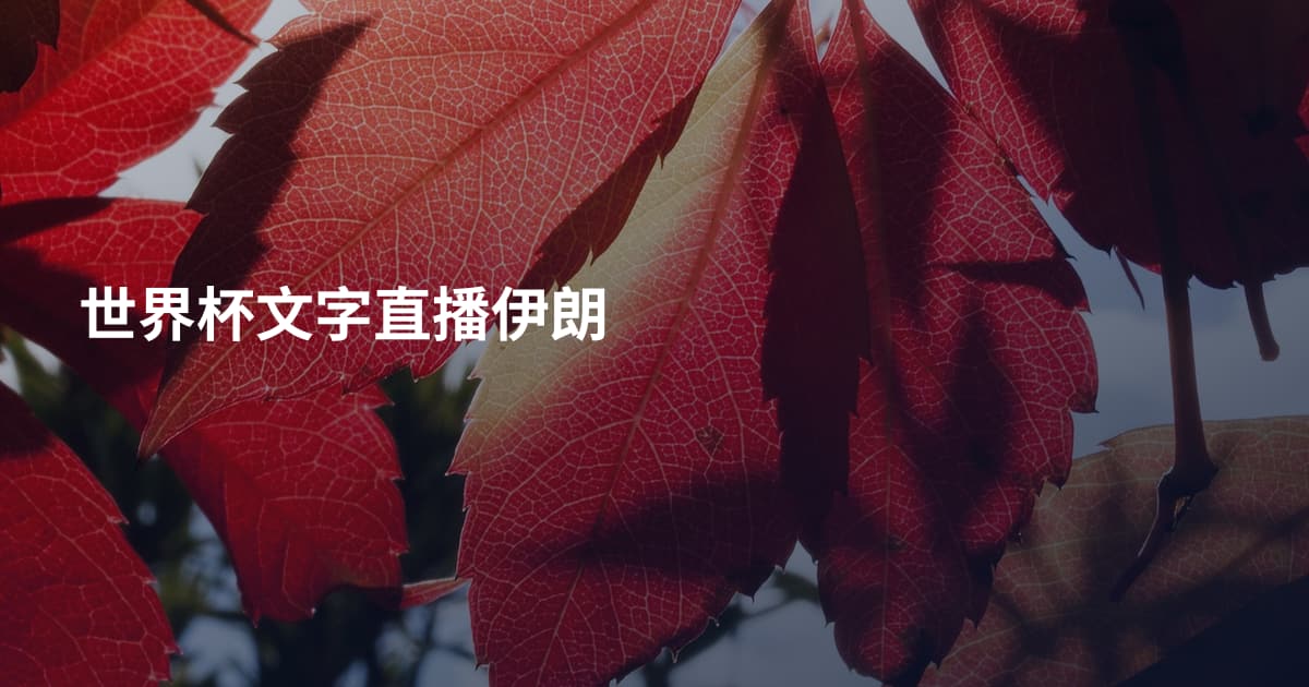 世界杯文字直播伊朗