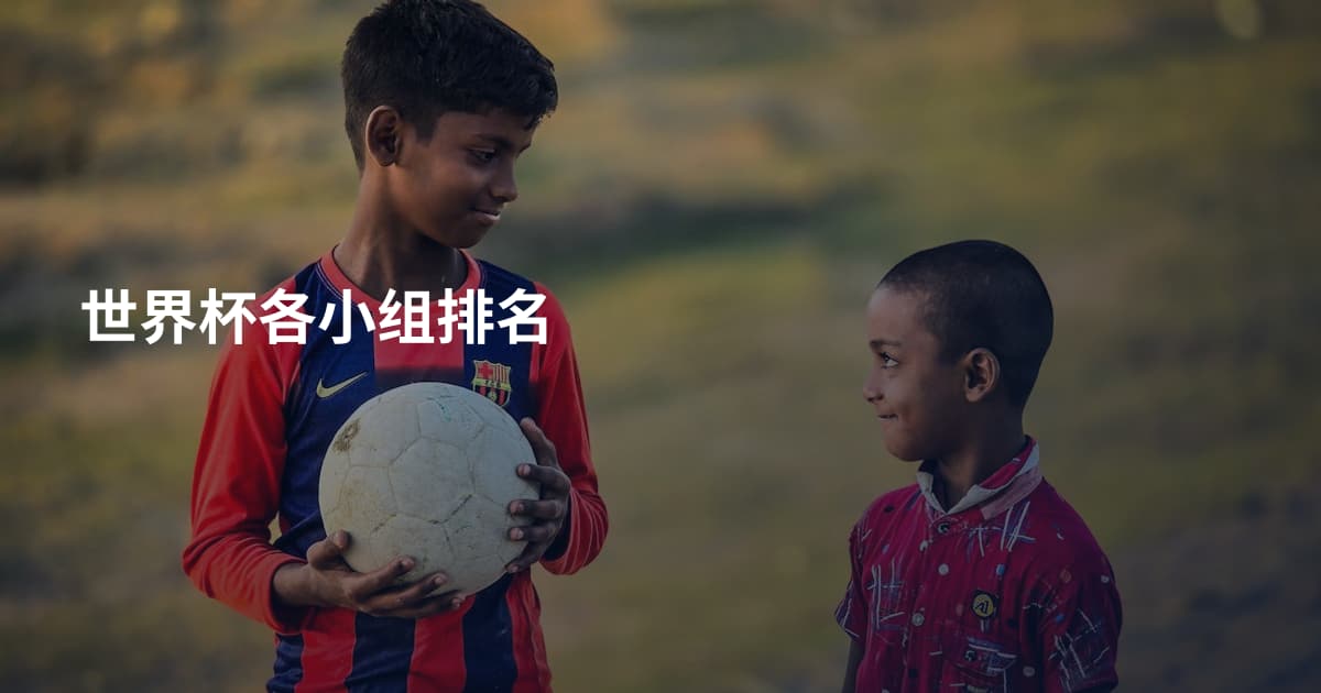 世界杯各小组排名