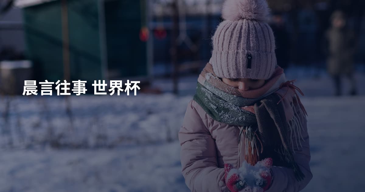 晨言往事 世界杯