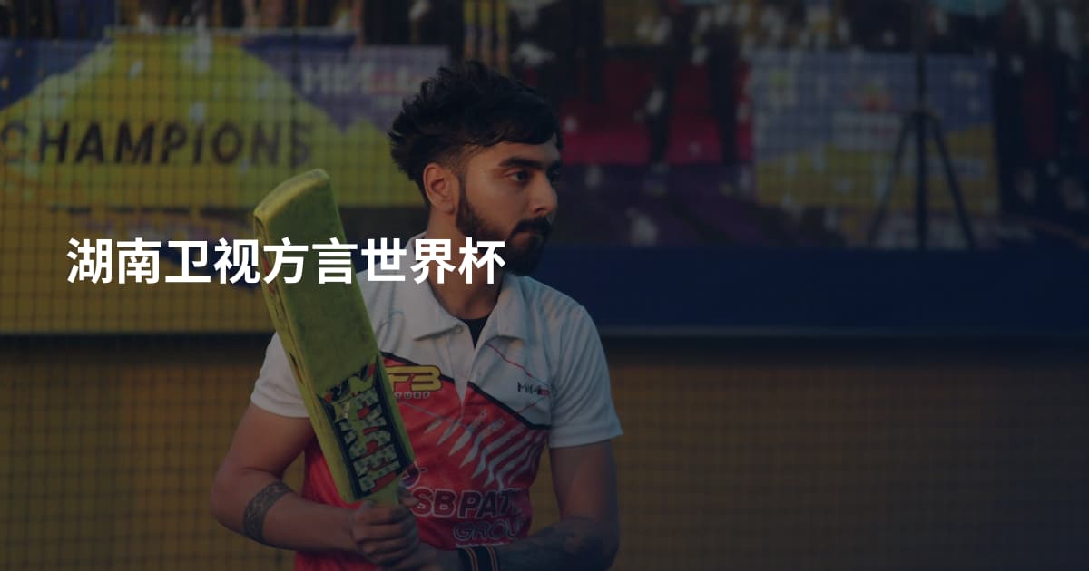 湖南卫视方言世界杯