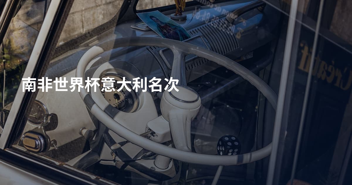 南非世界杯意大利名次