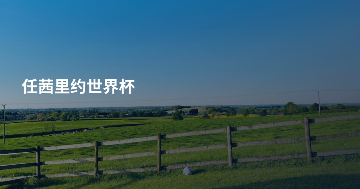 任茜里约世界杯