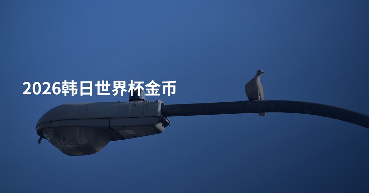 2026韩日世界杯金币