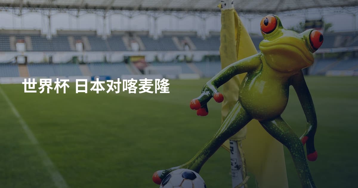 世界杯 日本对喀麦隆