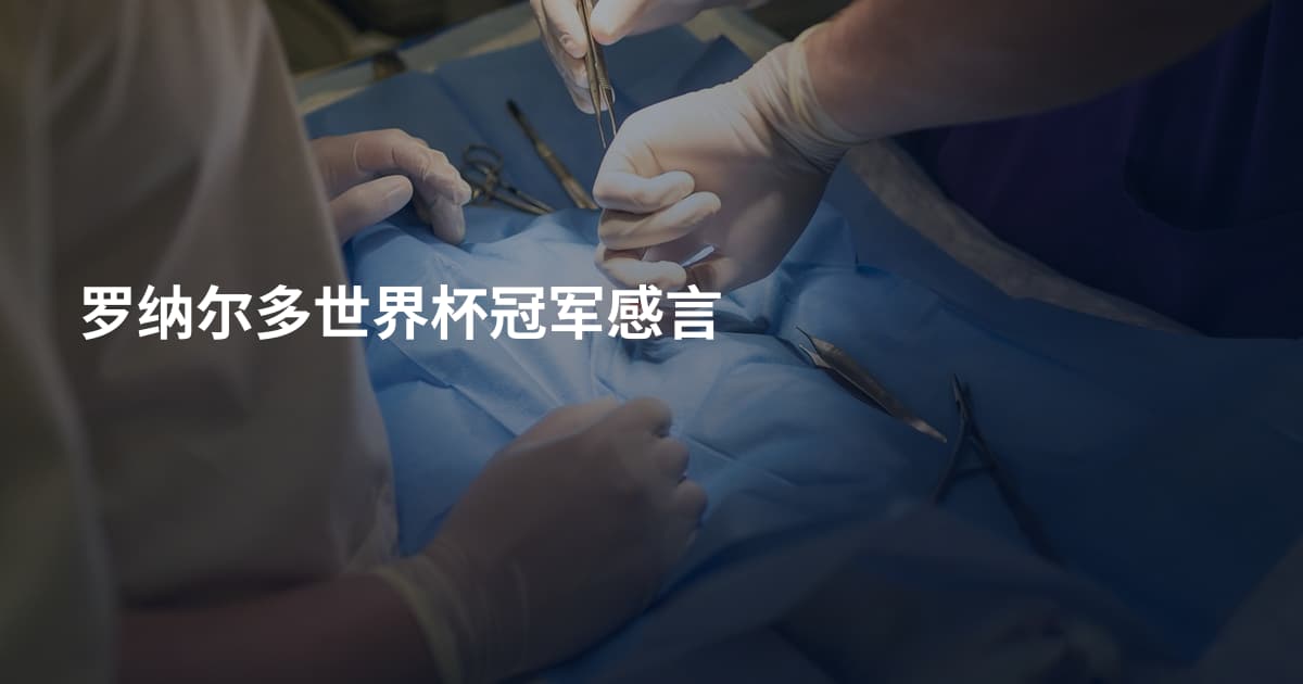 罗纳尔多世界杯冠军感言