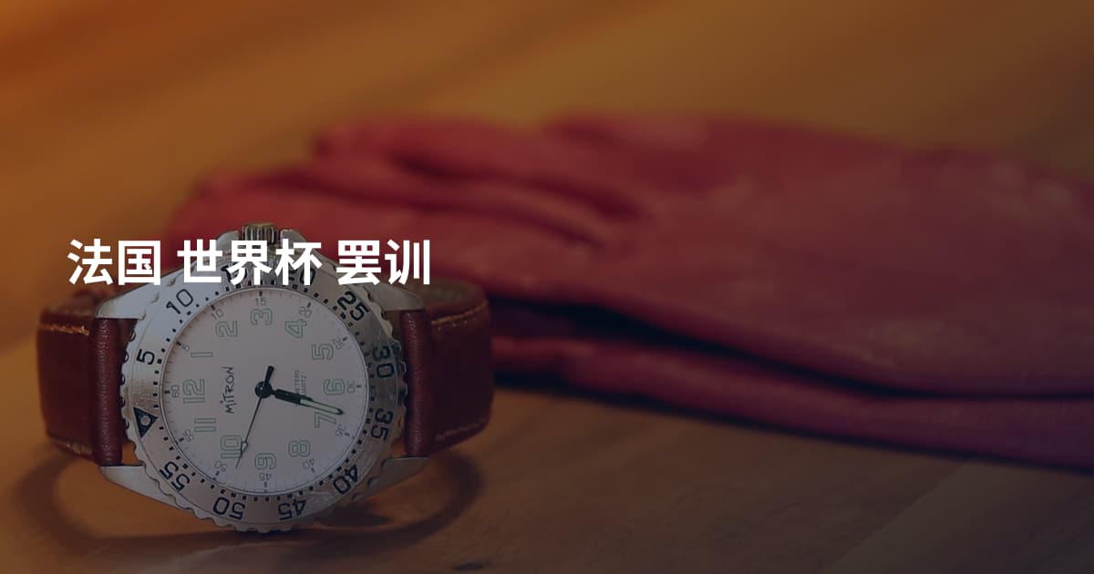 法国 世界杯 罢训