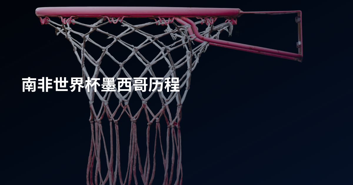 南非世界杯墨西哥历程
