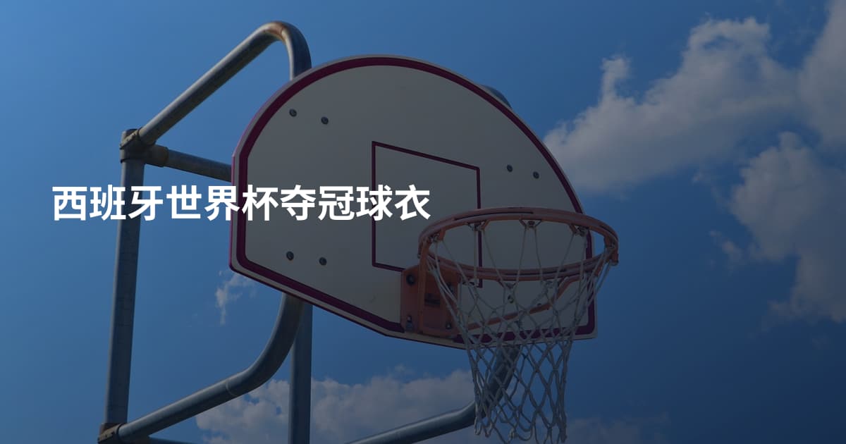 西班牙世界杯夺冠球衣