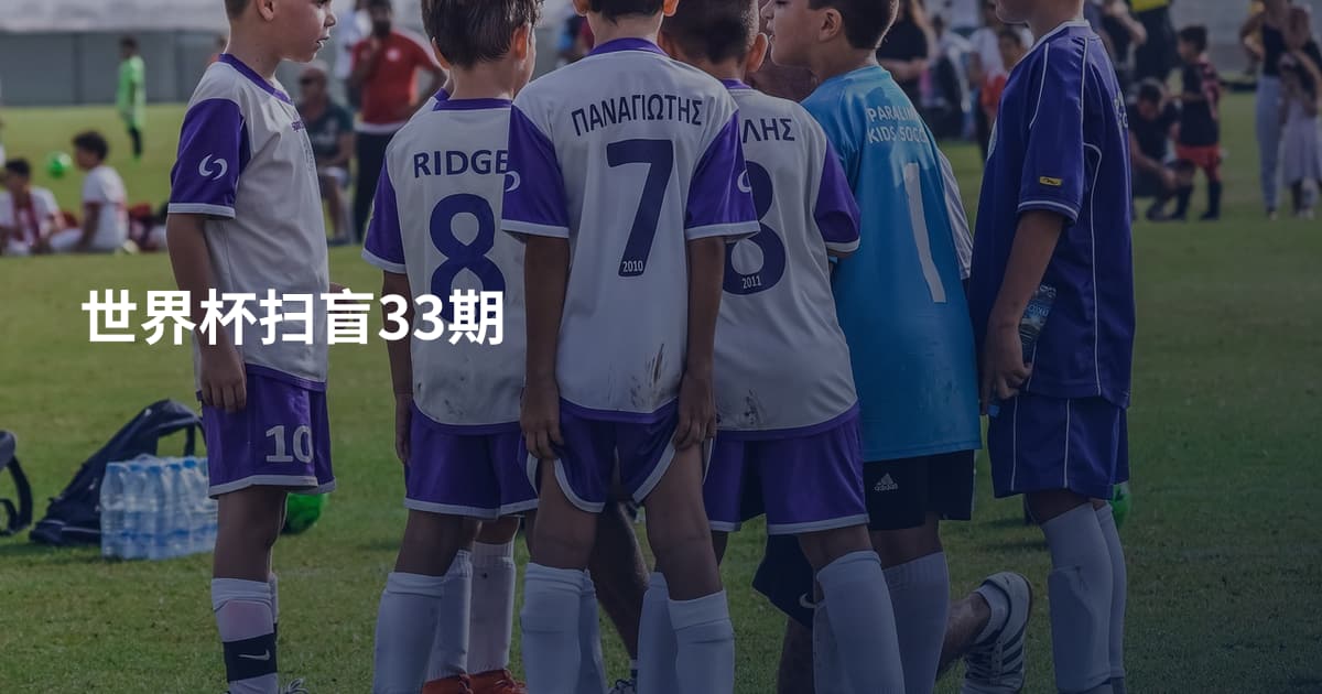 世界杯扫盲33期