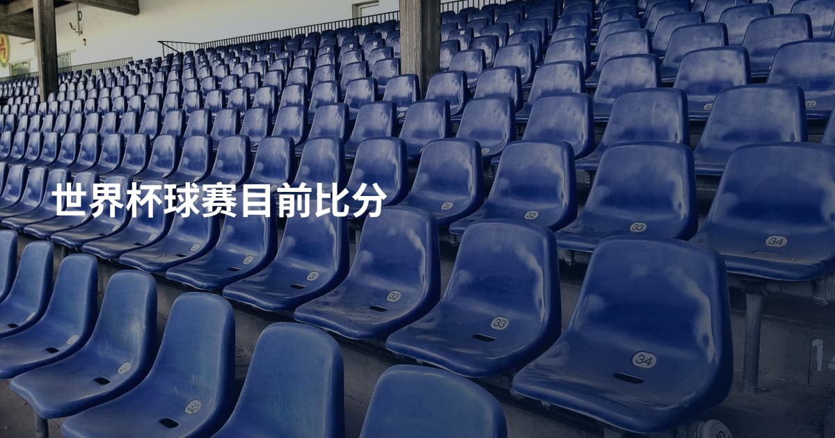 世界杯球赛目前比分