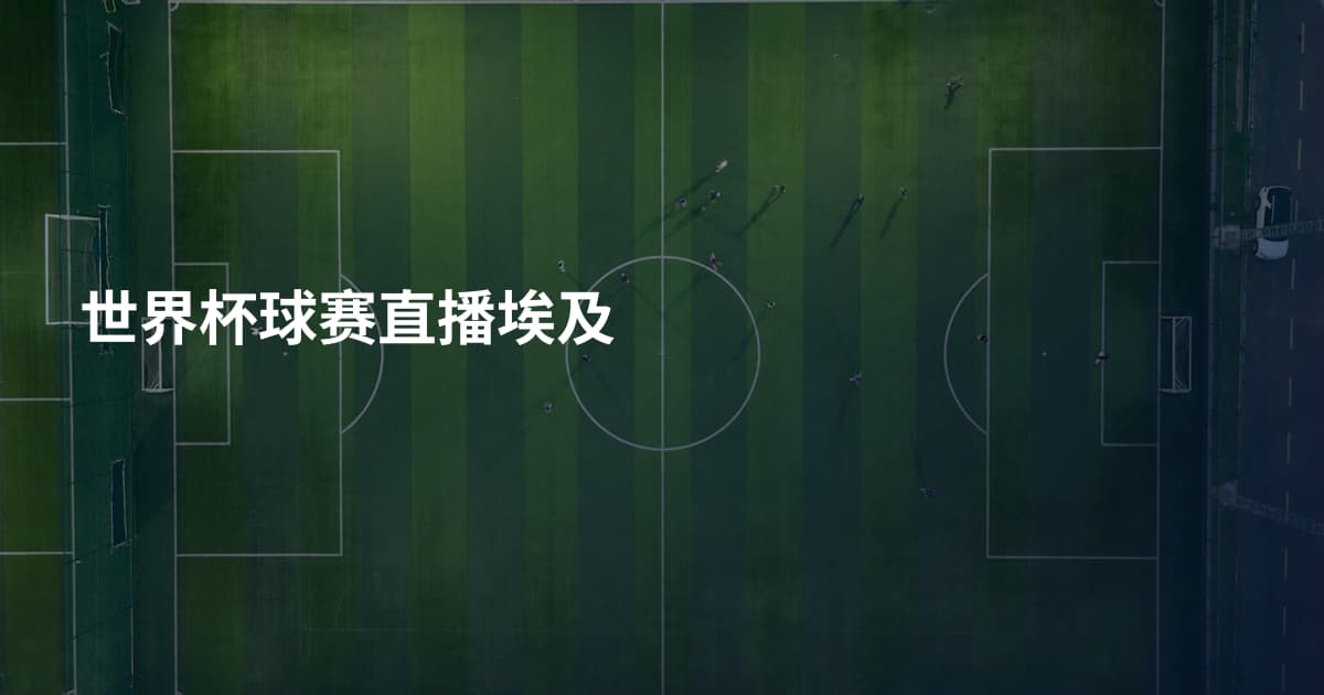 世界杯球赛直播埃及