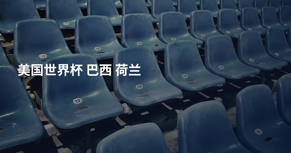 美国世界杯 巴西 荷兰