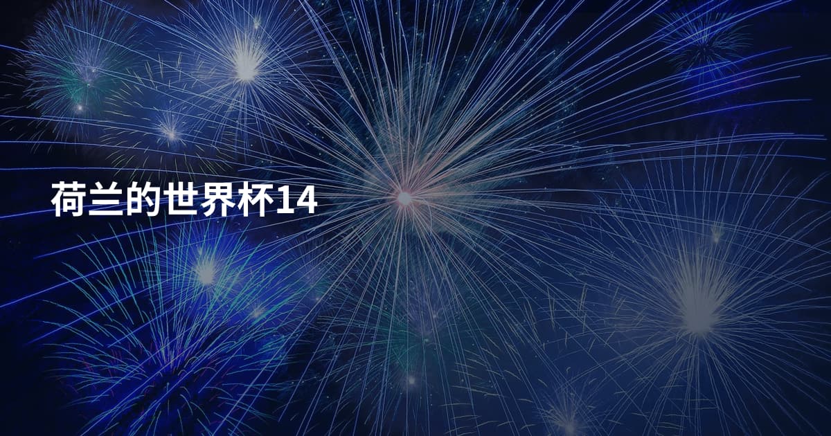 荷兰的世界杯14
