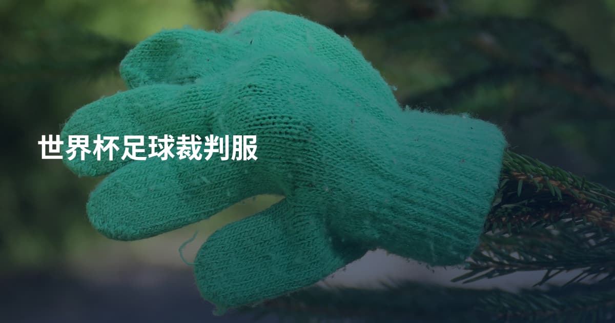 世界杯足球裁判服