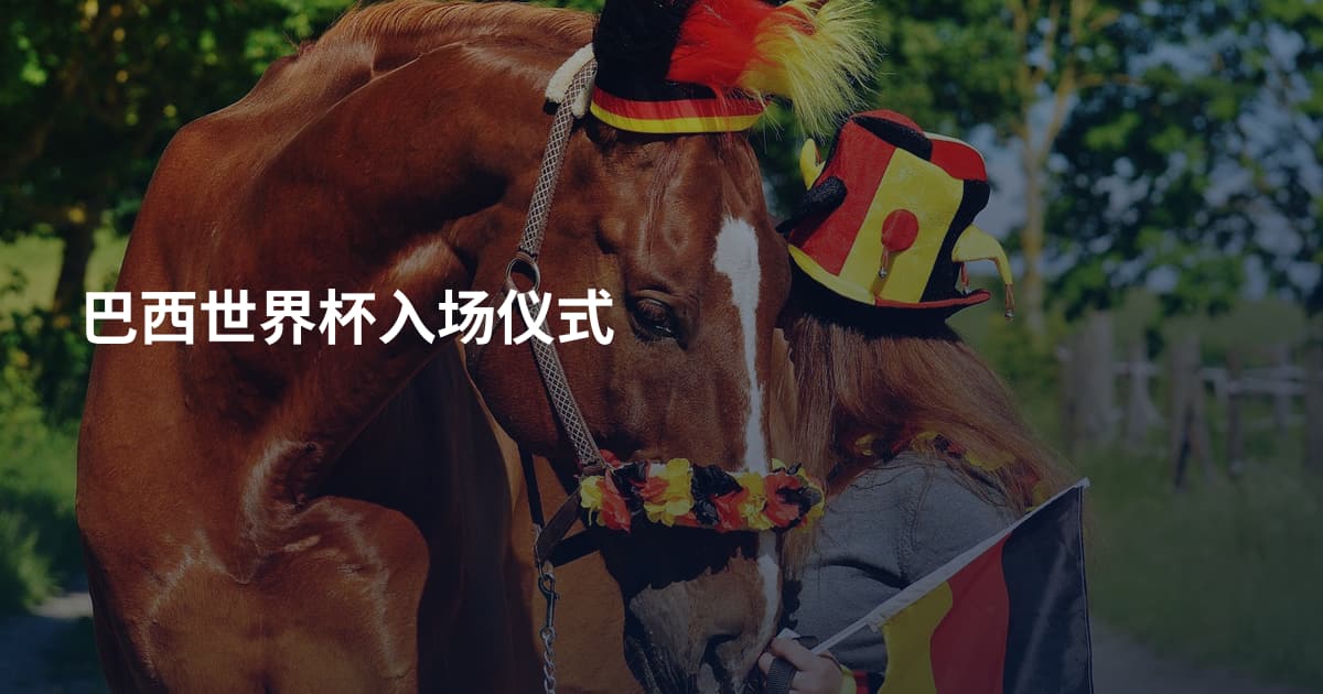 巴西世界杯入场仪式