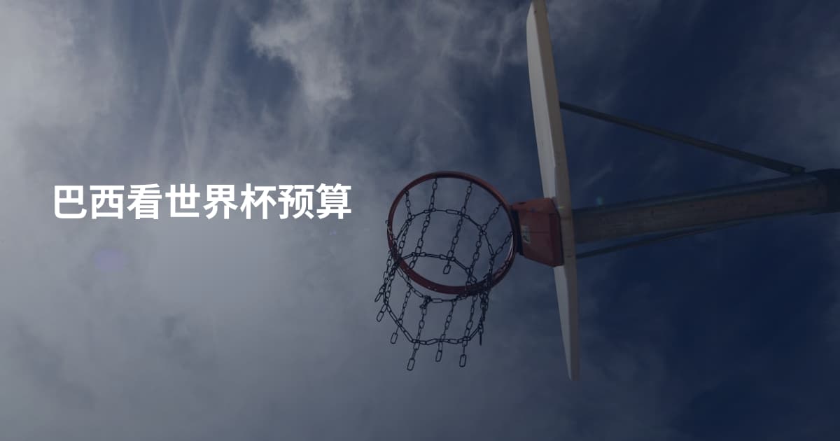 巴西看世界杯预算