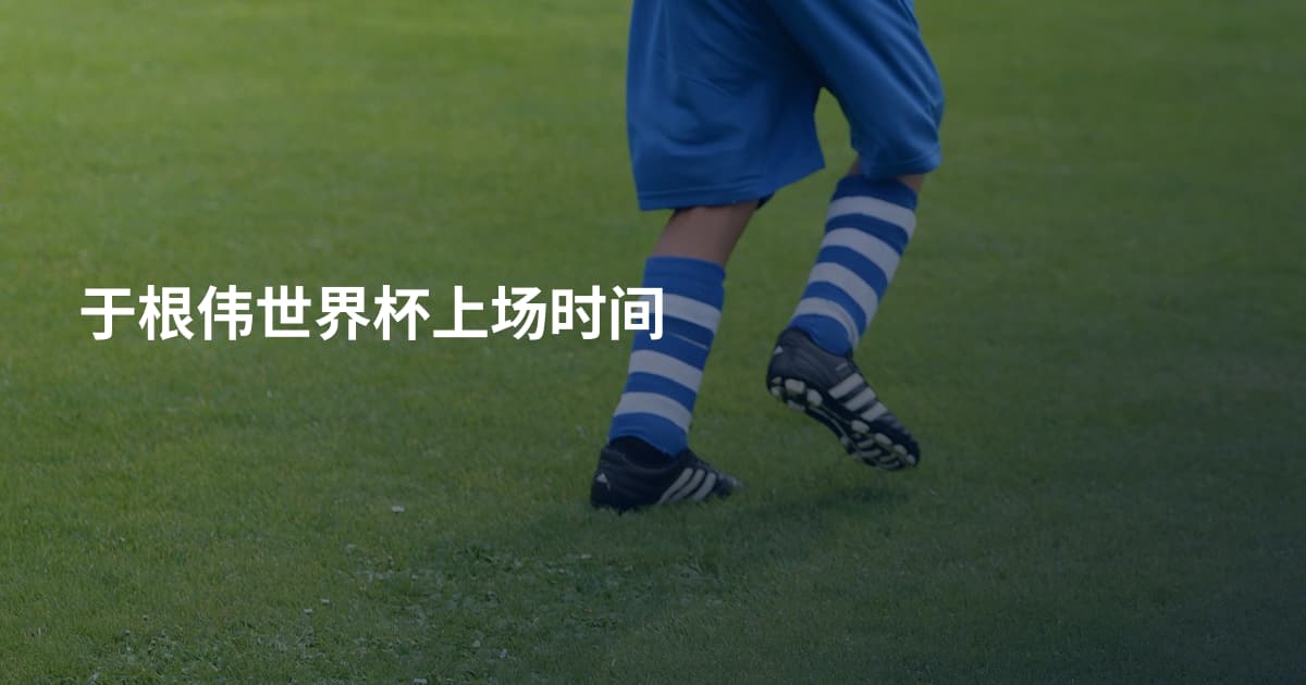 于根伟世界杯上场时间