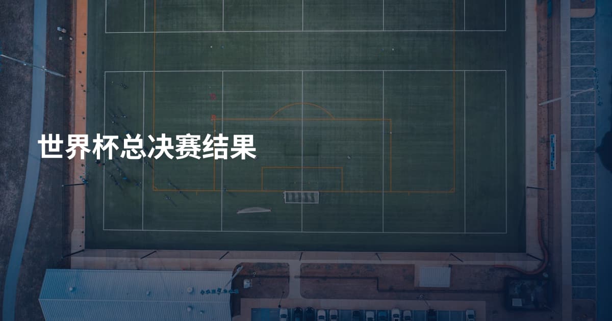 世界杯总决赛结果