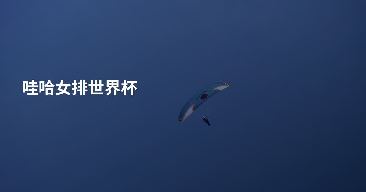 哇哈女排世界杯