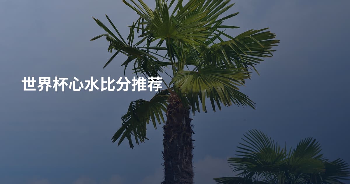 世界杯心水比分推荐