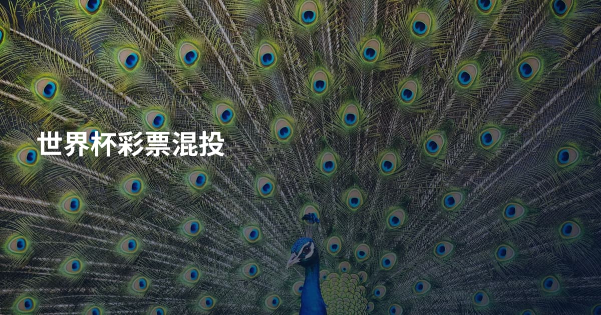 世界杯彩票混投