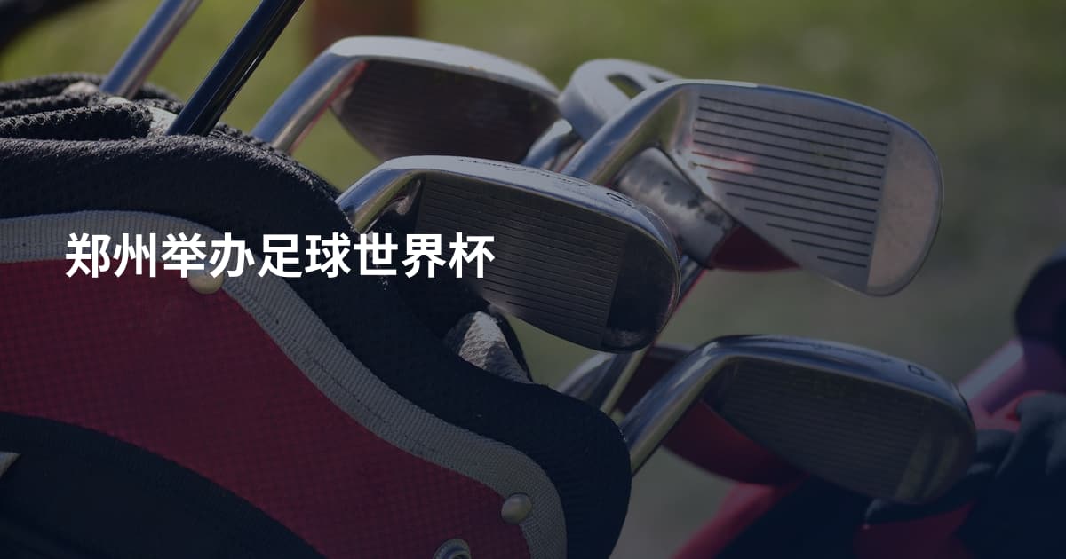 郑州举办足球世界杯