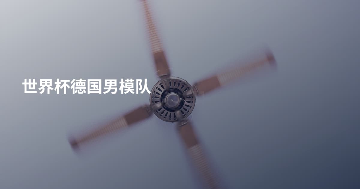 世界杯德国男模队