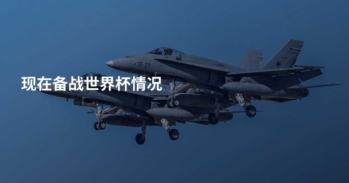 现在备战世界杯情况