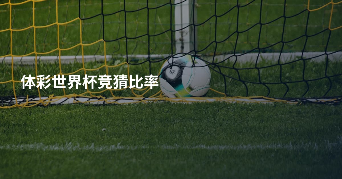 体彩世界杯竞猜比率
