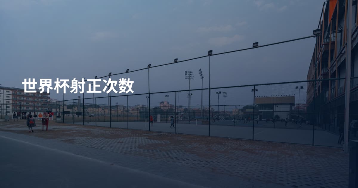 世界杯射正次数