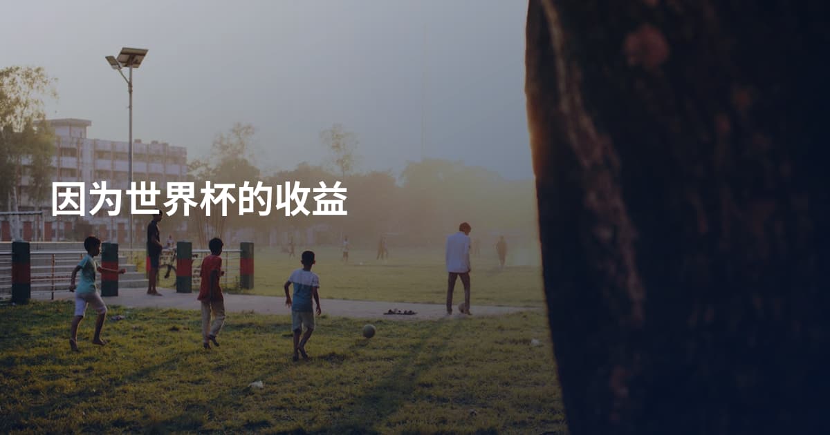 因为世界杯的收益