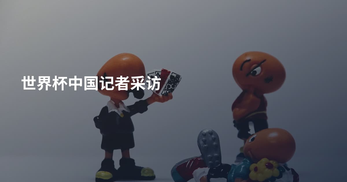 世界杯中国记者采访