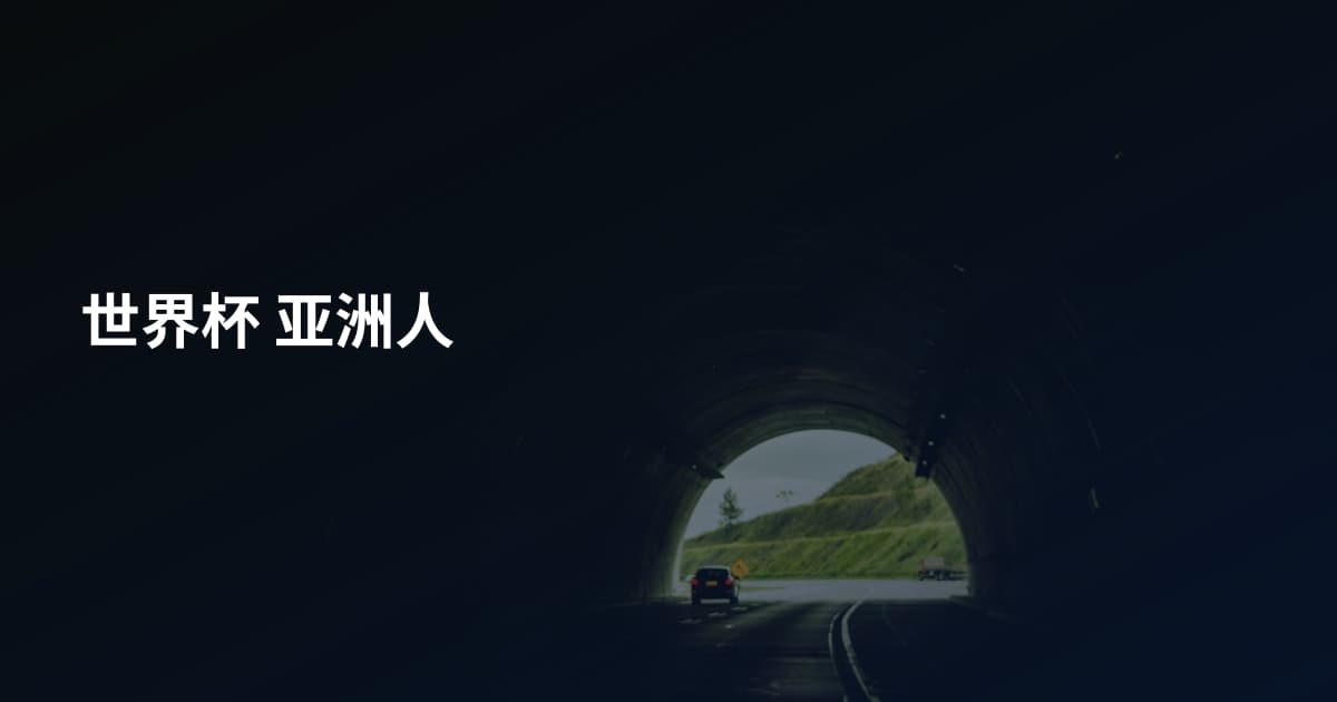 世界杯 亚洲人