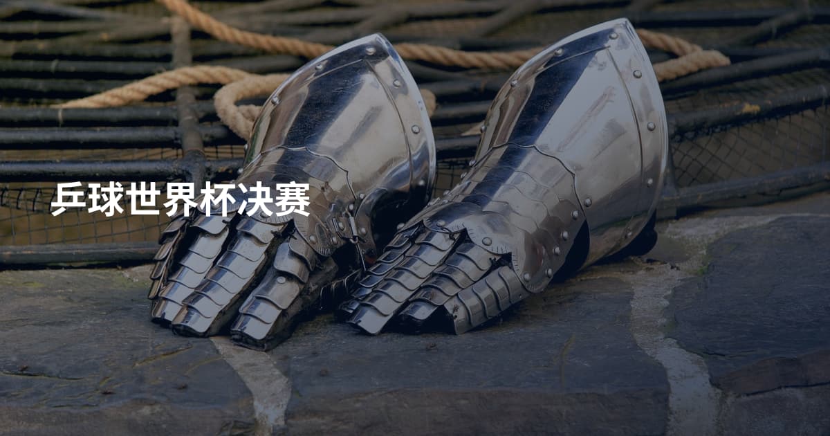 乒球世界杯决赛
