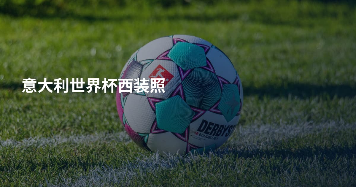 意大利世界杯西装照