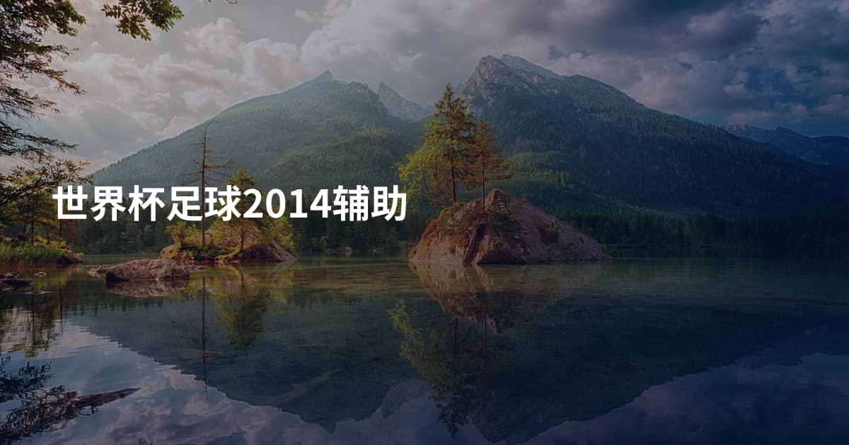 世界杯足球2014辅助