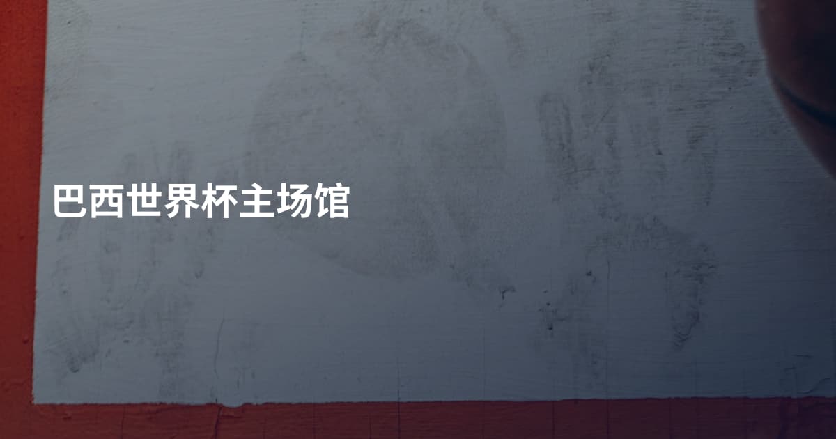 巴西世界杯主场馆