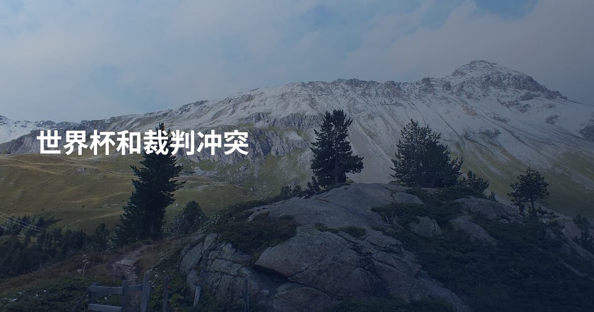 世界杯和裁判冲突