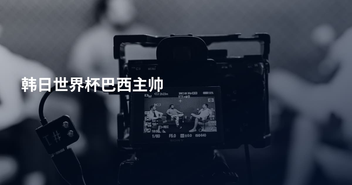 韩日世界杯巴西主帅